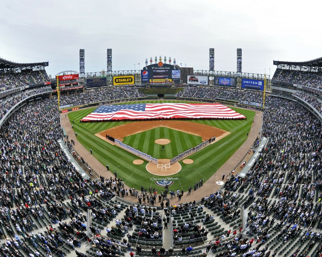 The 1996 rom-com, My Best Friend's Wedding, featured Comiskey Field (today called Guaranteed Rate Field), home to the White Sox.